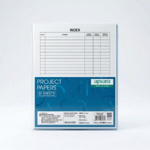 Apsara Project Papers (50 Sheets with Index – Ruled)