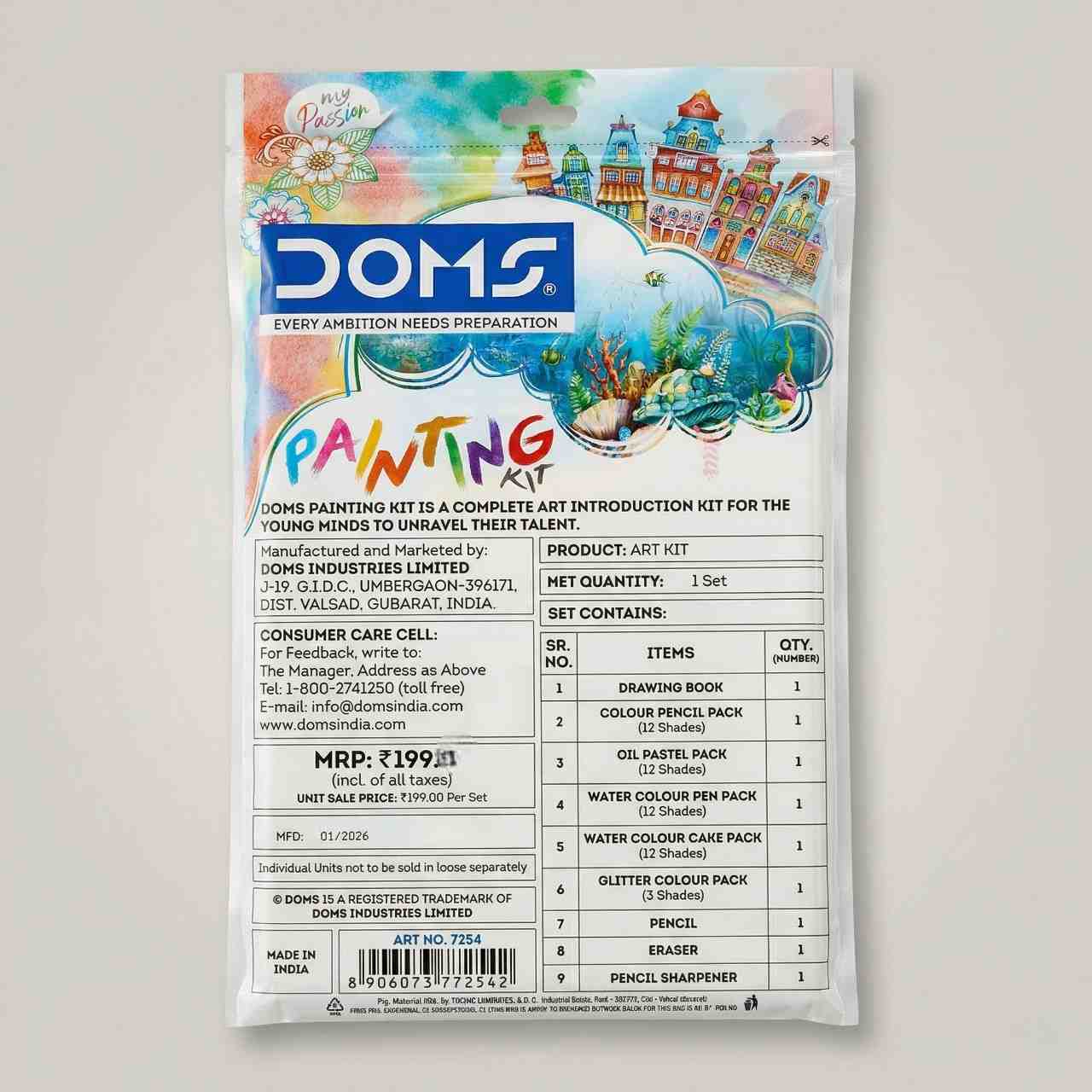 DOMS Painting Kit – Complete Art & Craft Set for Kids